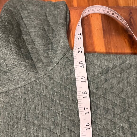 Marine Layer Quilted Sweatshirt - Men's Size Medium - Green - Picture 6 of 6